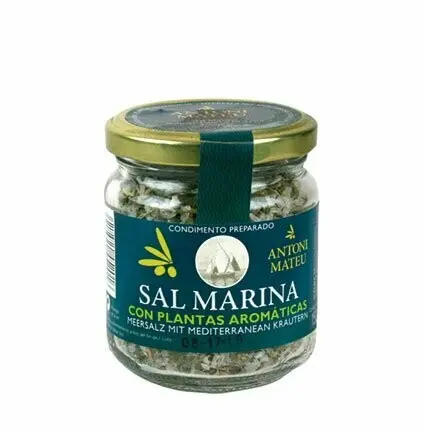 Sal Marina con Plantas Aromáticas (150 g) — Antoni Mateu
